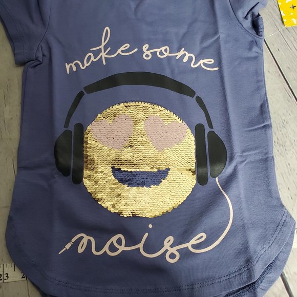 Girl's Make Some Noise Sequin Shirt - Picture 2 of 12